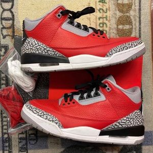 Air Jordan 3 ‘Unite’ Red Cement 100% authentic